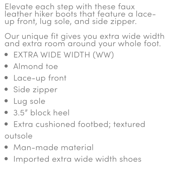 Torrid Olive Lace Up Hiker Bootie 9W - Picture 6 of 7